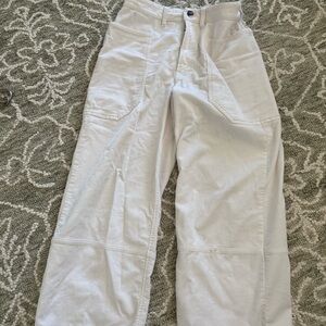 EVERLANE CORDUROY GARDENER PANTS IN BONE